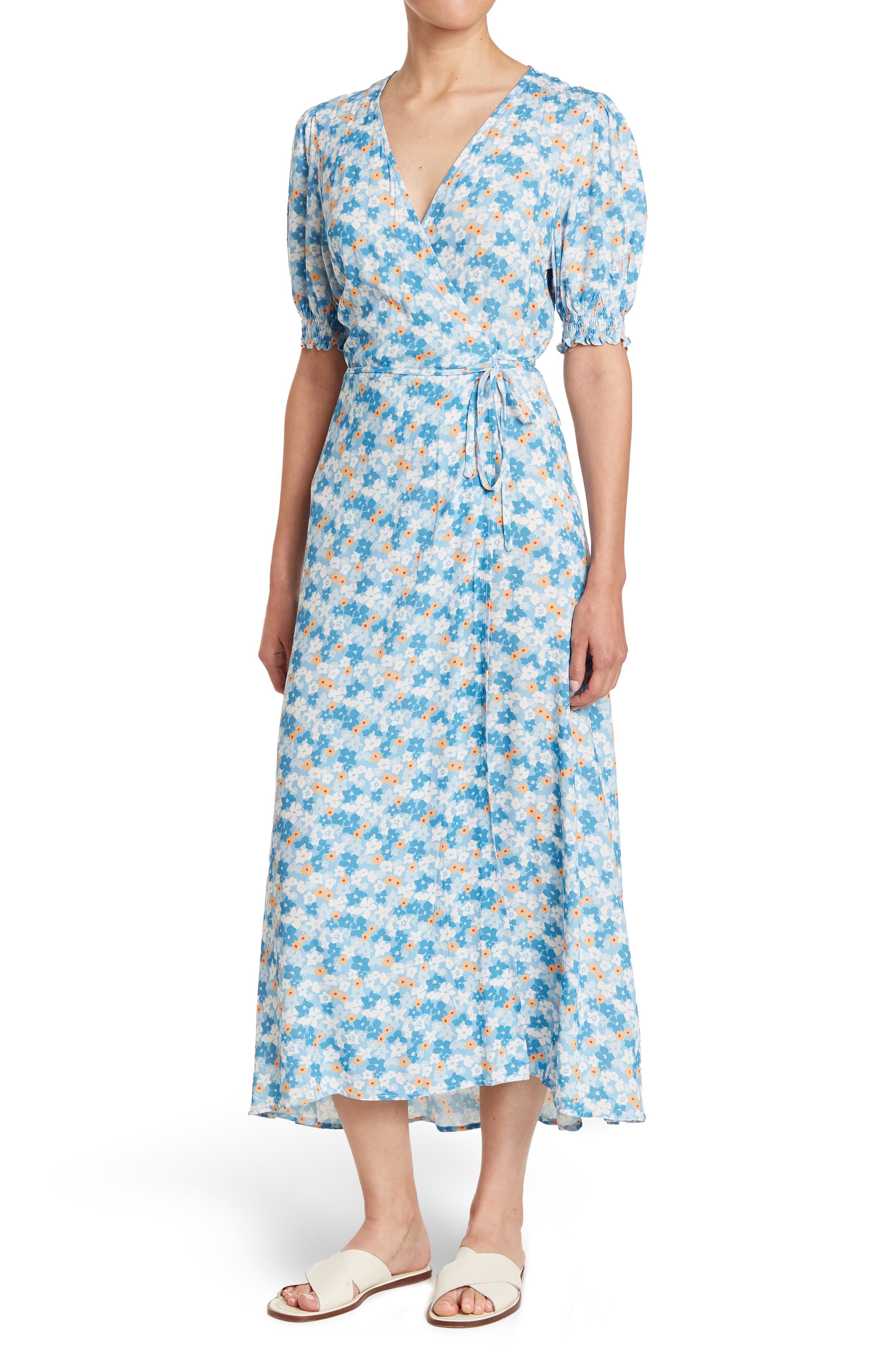 Blue Wrap Dresses | Nordstrom Rack